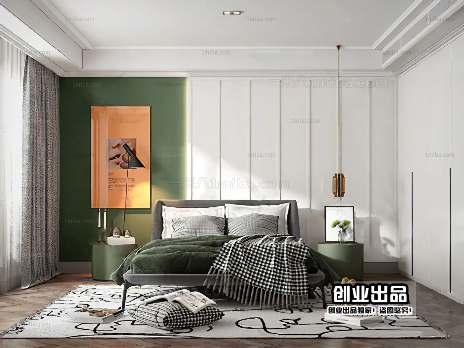 Bedroom – Scandinavian architecture – 055