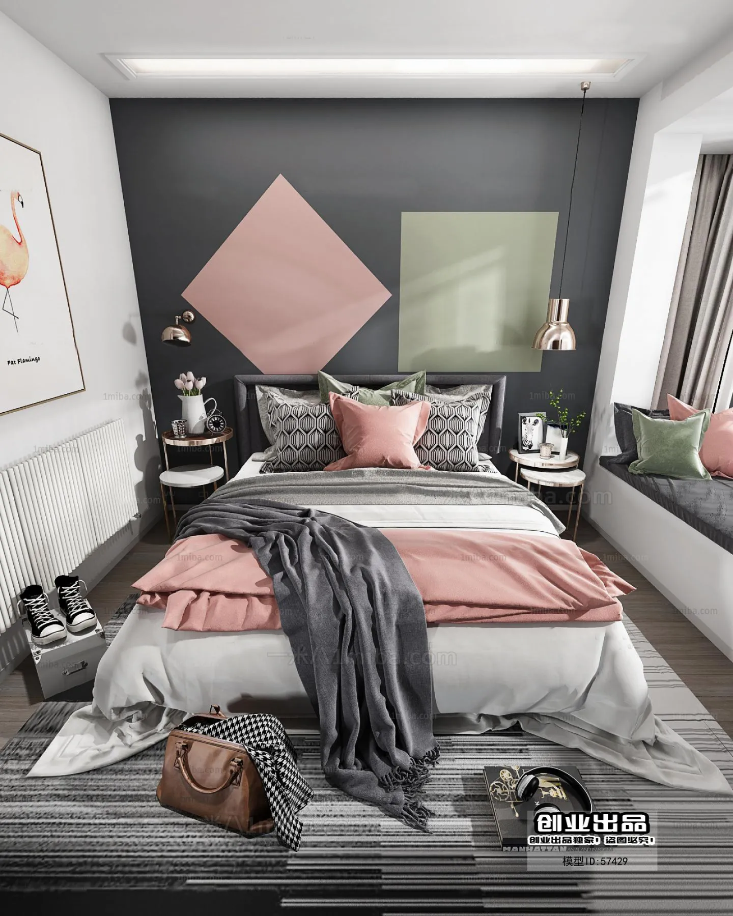 Bedroom – Scandinavian architecture – 059