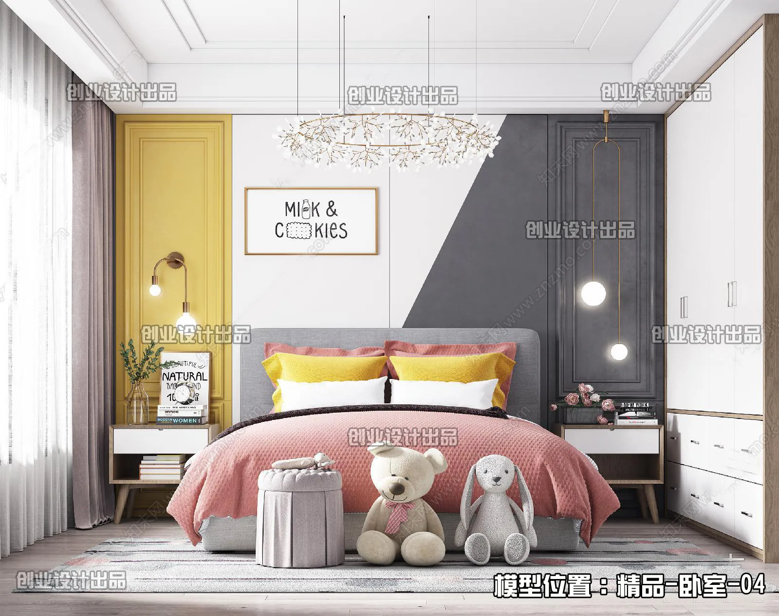 Bedroom – Scandinavian architecture – 062