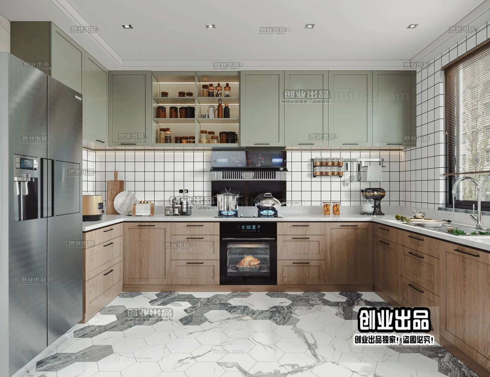 Kitchen – Scandinavian architecture – 012