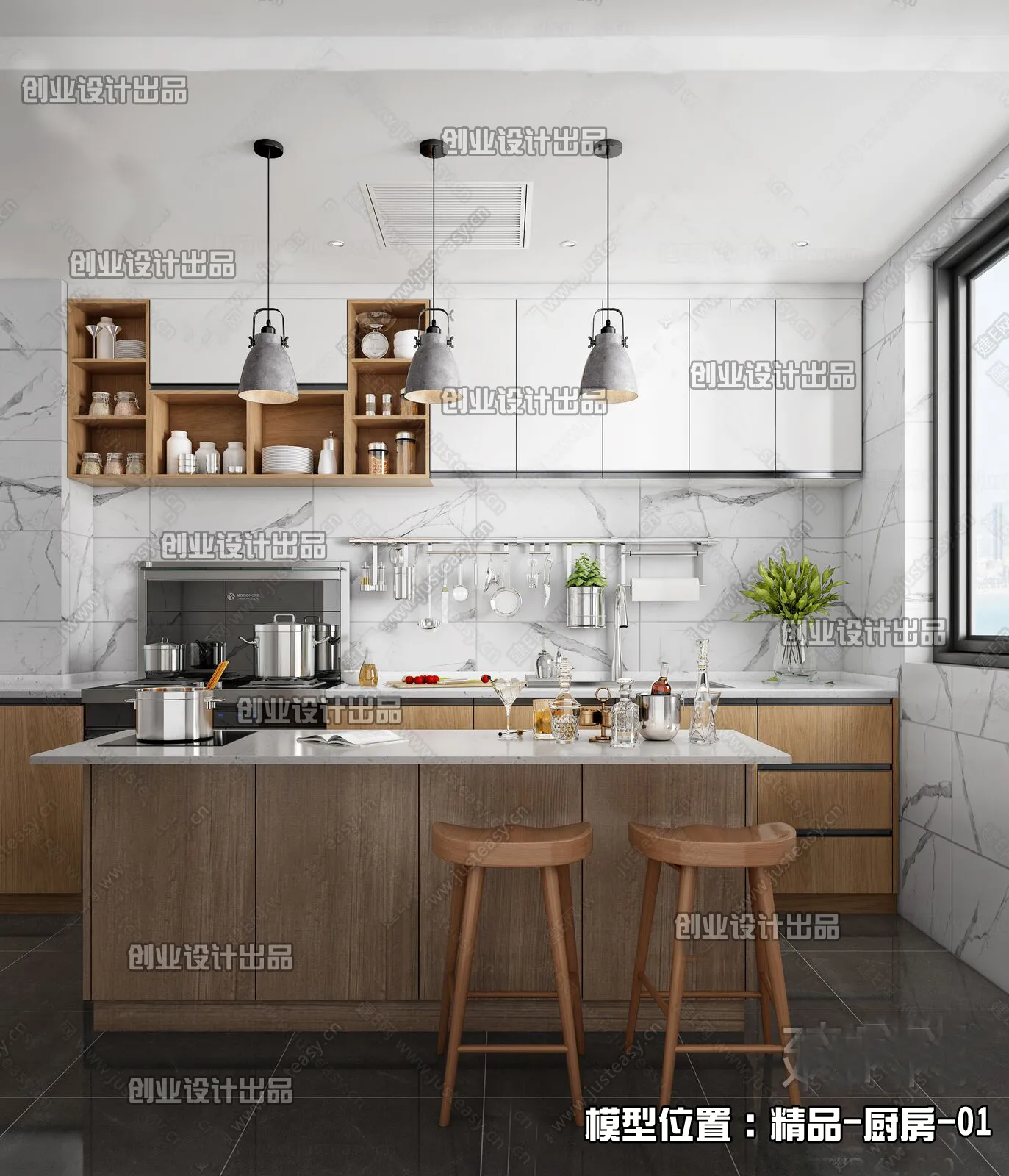 Kitchen – Scandinavian architecture – 022