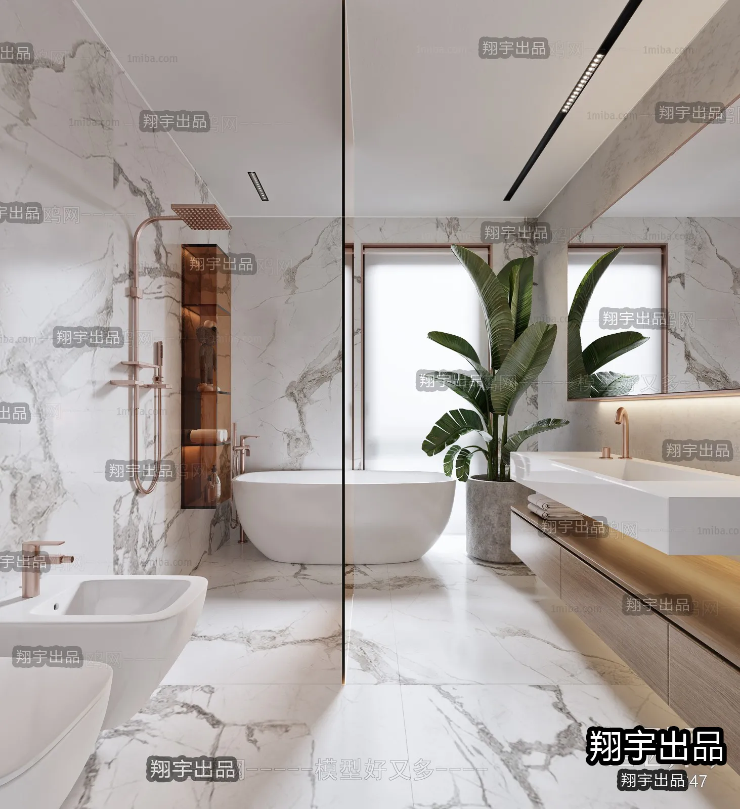 Bathroom – Scandinavian architecture – 002