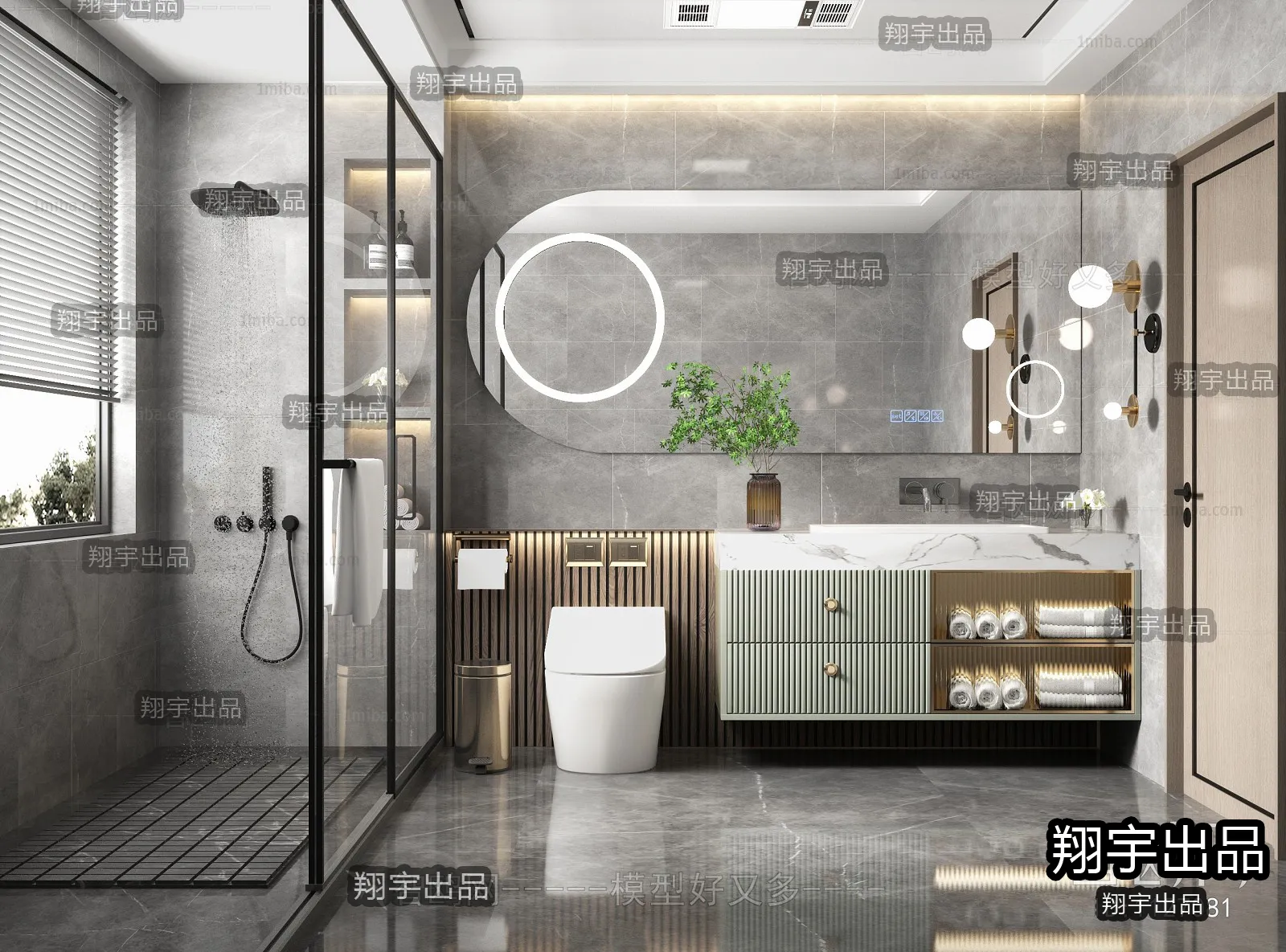 Bathroom – Scandinavian architecture – 003