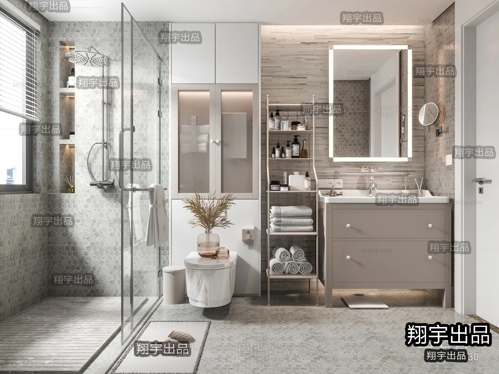 Bathroom – Scandinavian architecture – 005