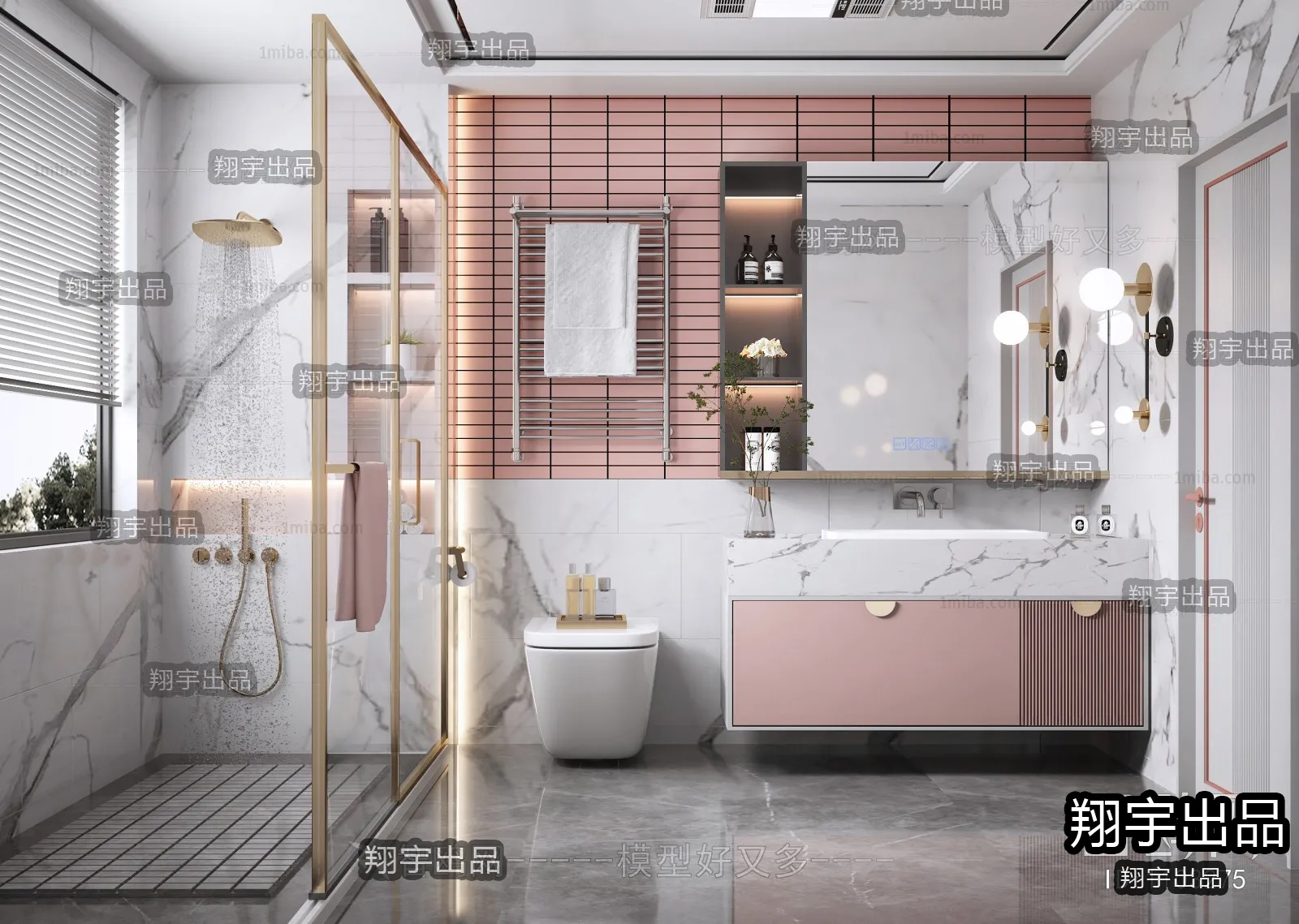 Bathroom – Scandinavian architecture – 008