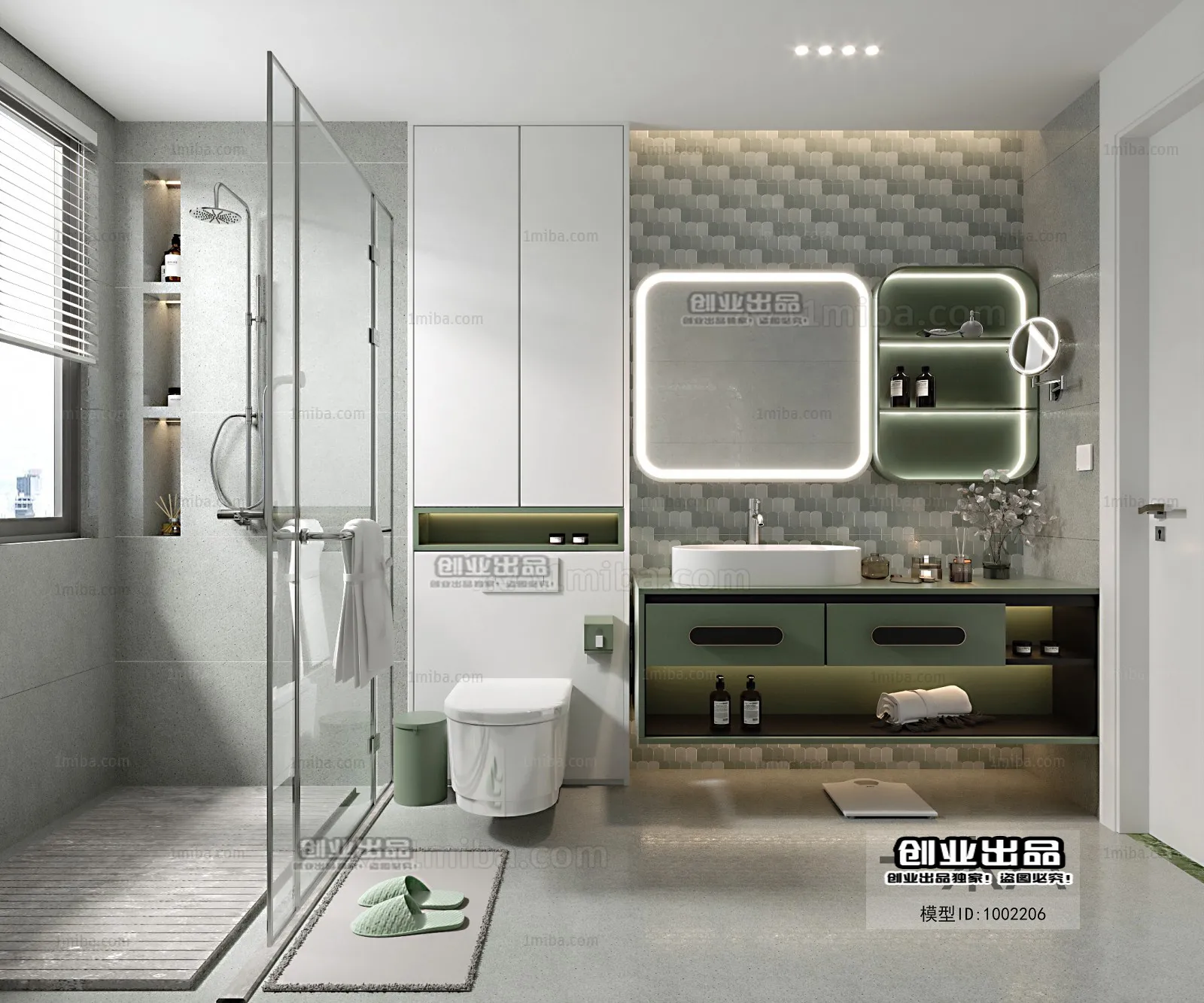 Bathroom – Scandinavian architecture – 009