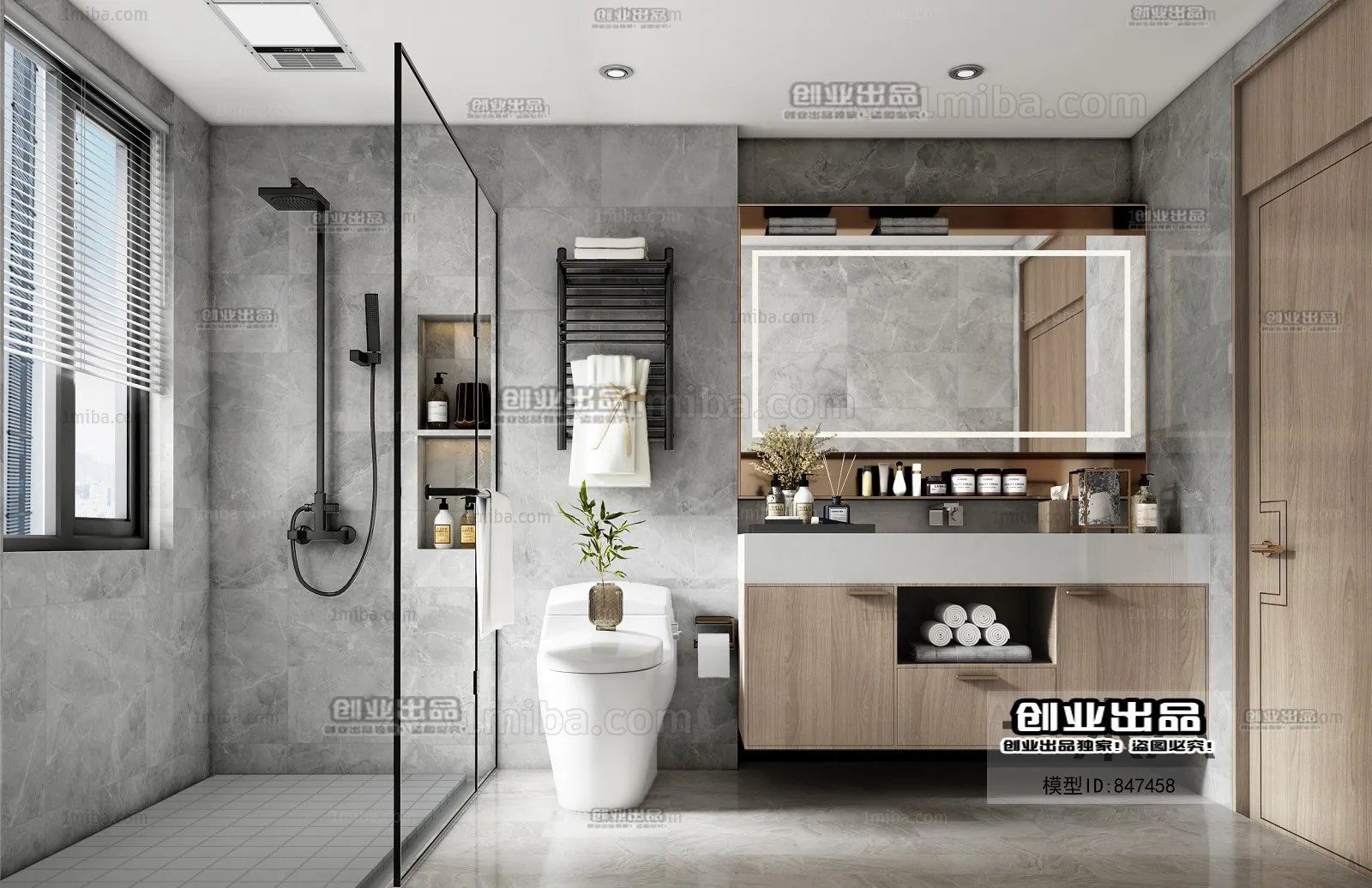 Bathroom – Scandinavian architecture – 010