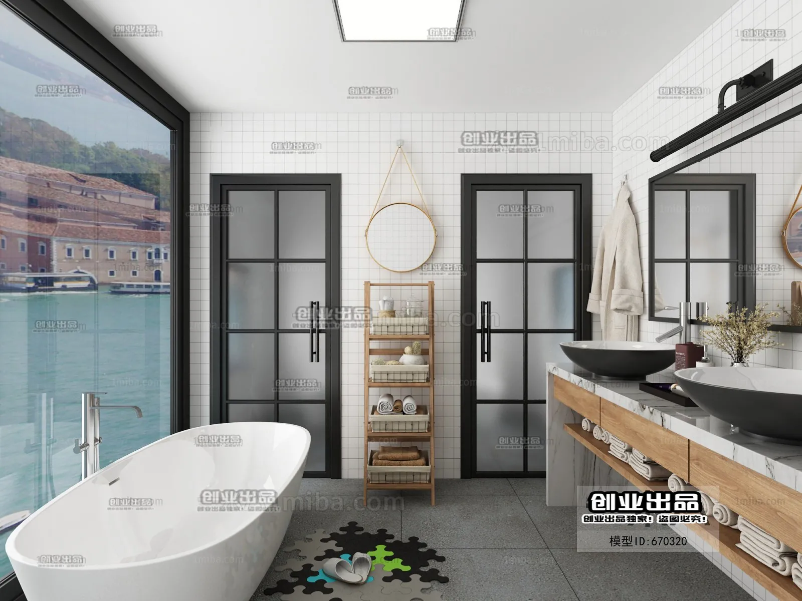 Bathroom – Scandinavian architecture – 011