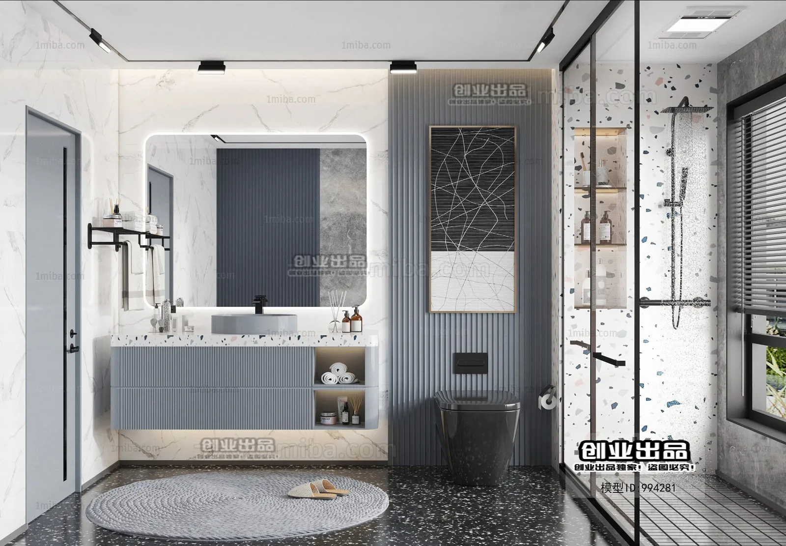 Bathroom – Scandinavian architecture – 014