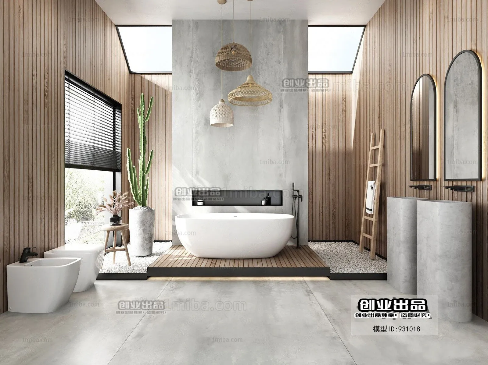 Bathroom – Scandinavian architecture – 015