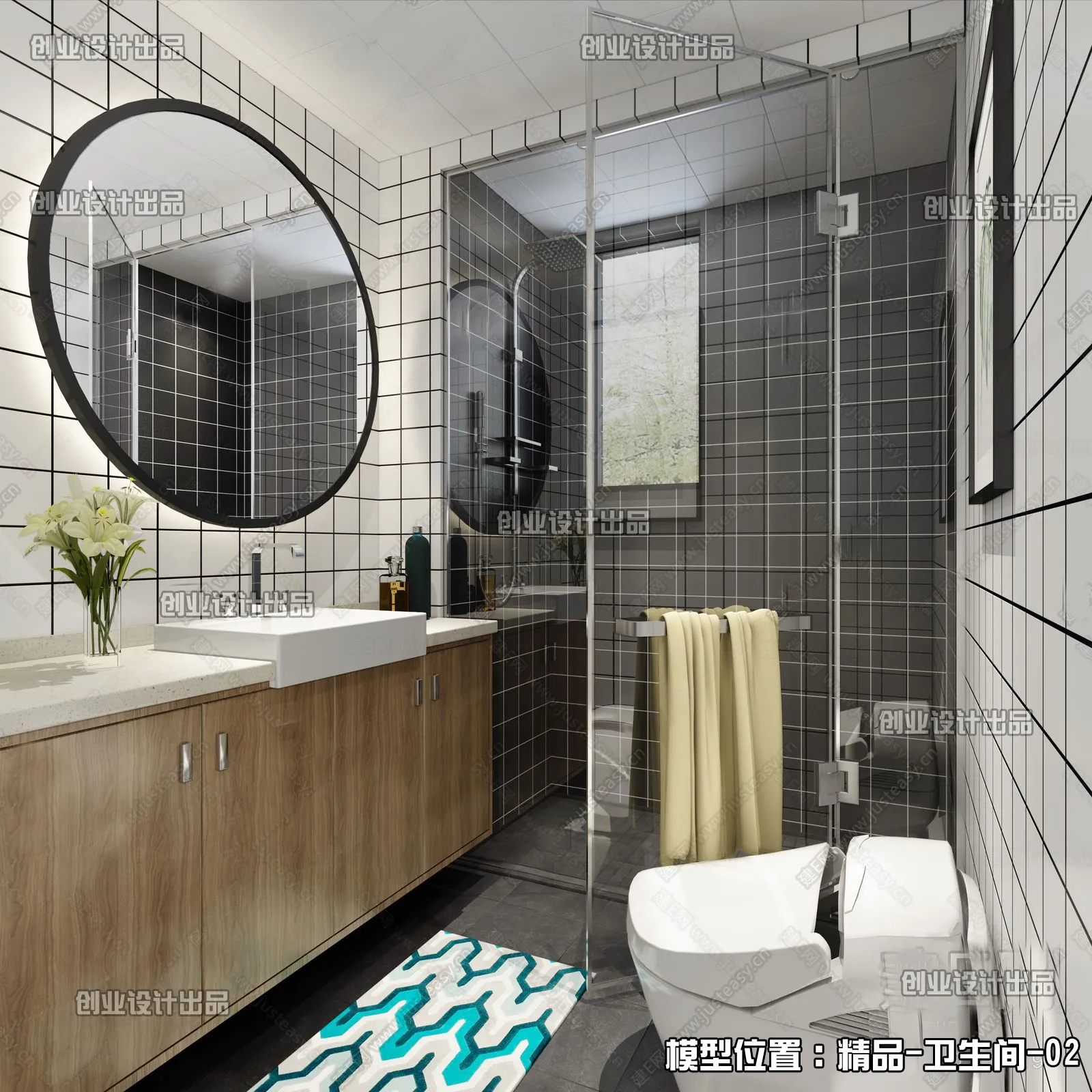 Bathroom – Scandinavian architecture – 023