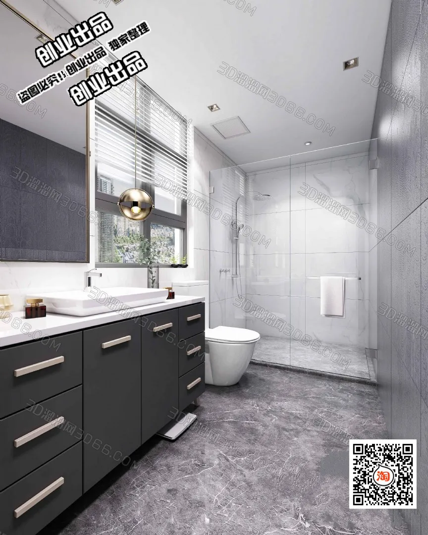 Bathroom – Scandinavian architecture – 030