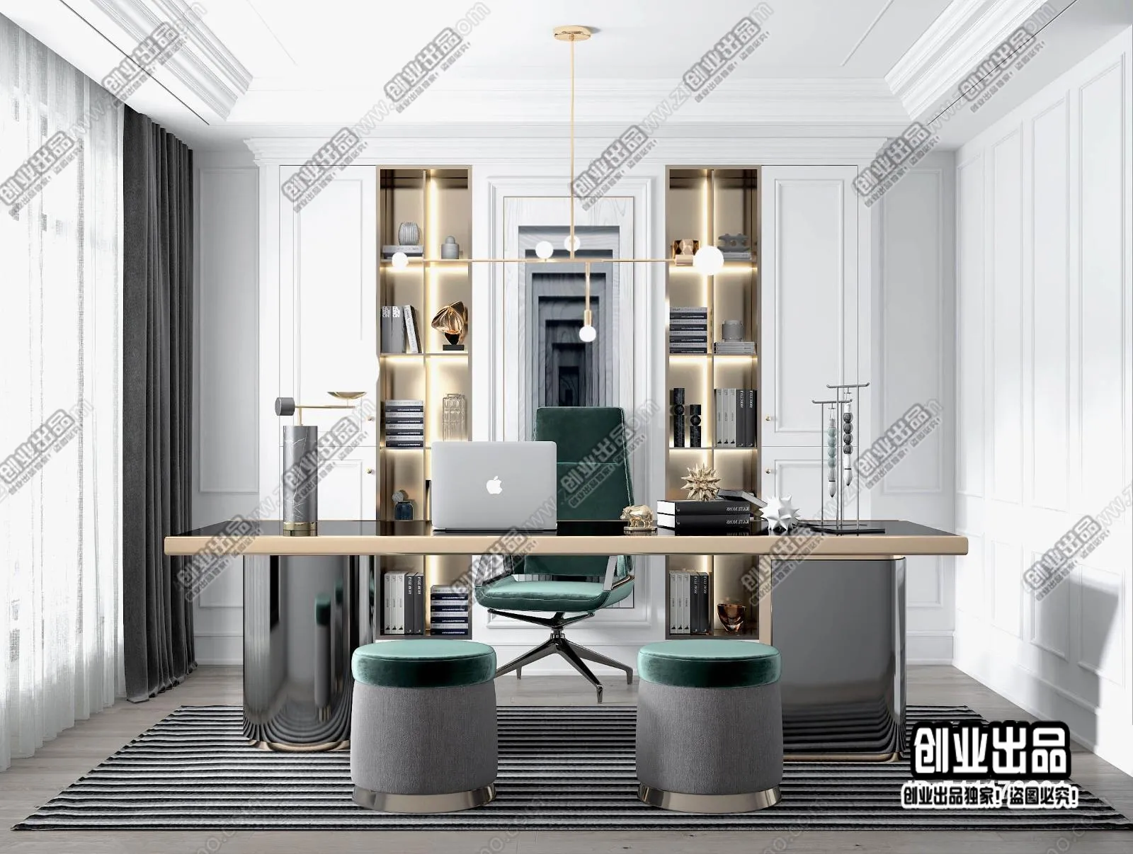 Office – Modern Design – 3D66 – 3D Scenes – 018