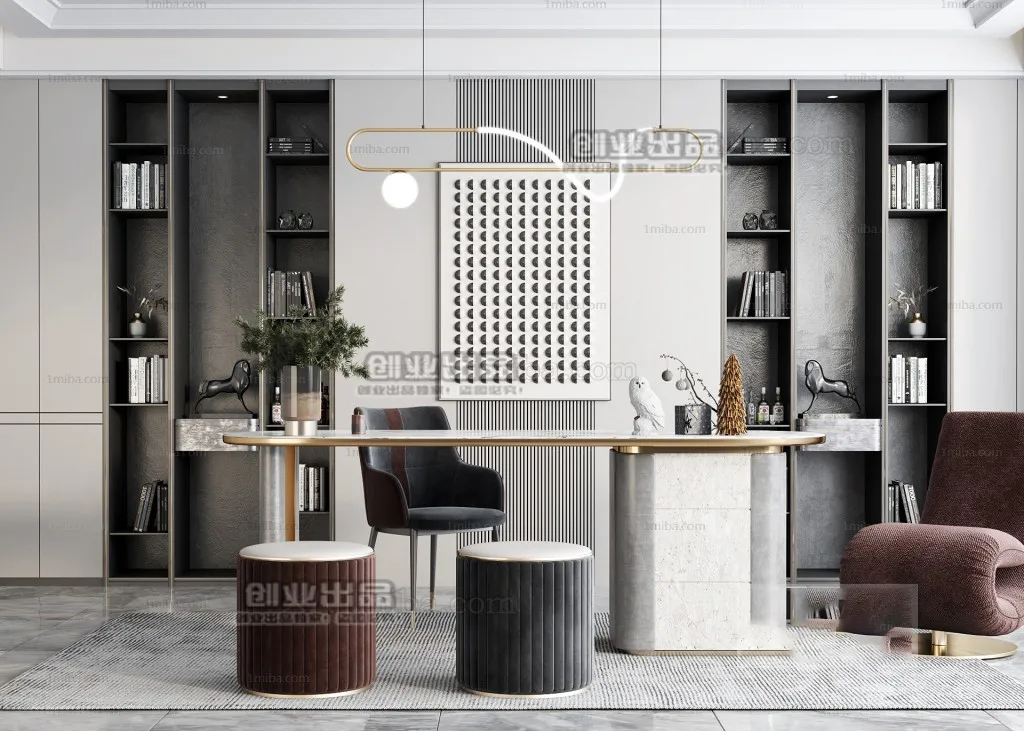 Dining Room – Modern Interior Design – 3D Models – 055