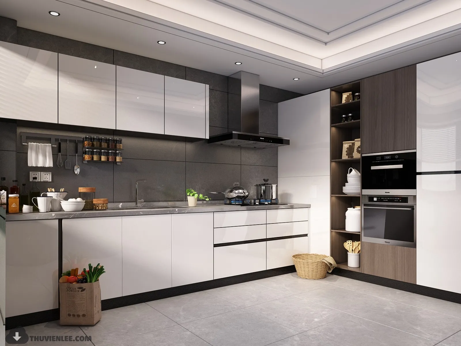 PRO 3D SCENE – KITCHEN 3D BLOCK – 026