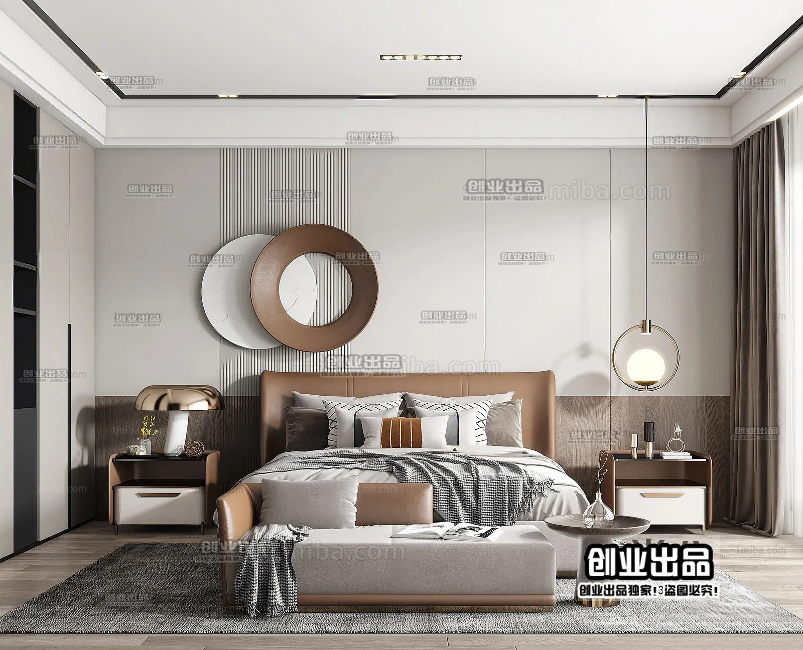 Bedroom – Modern Interior Design – 3D Models – 071