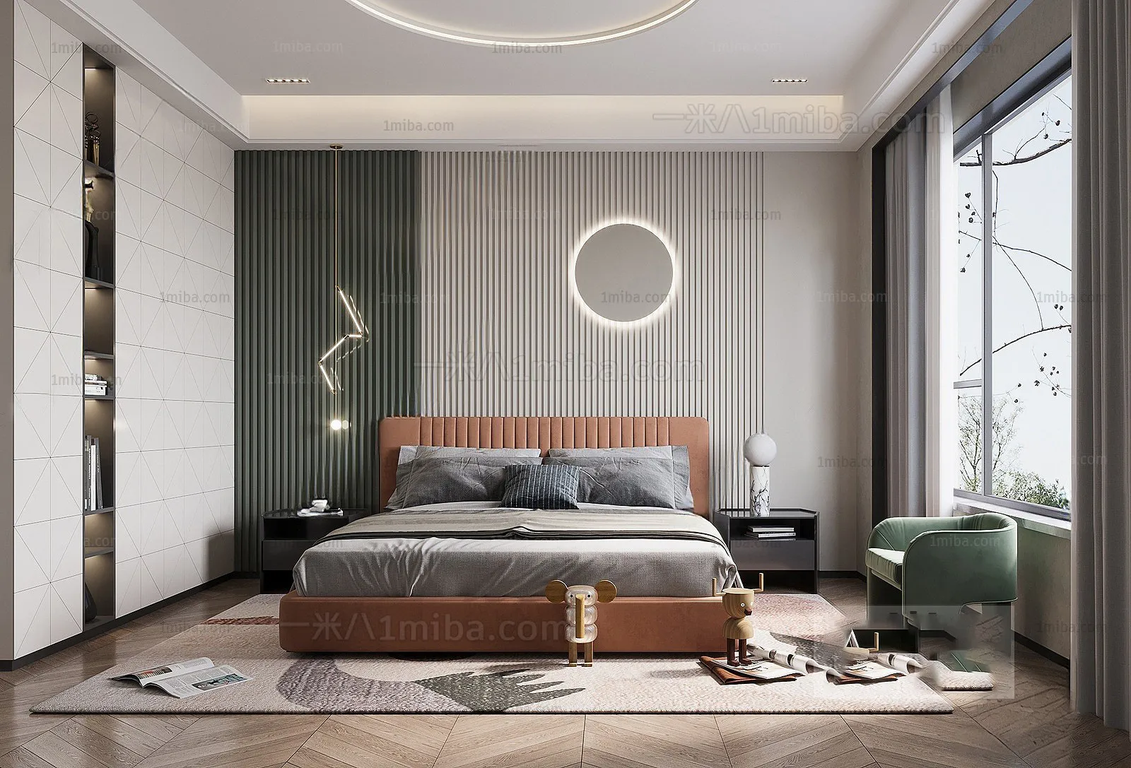 Bedroom – Modern Interior Design – 3D Models – 101