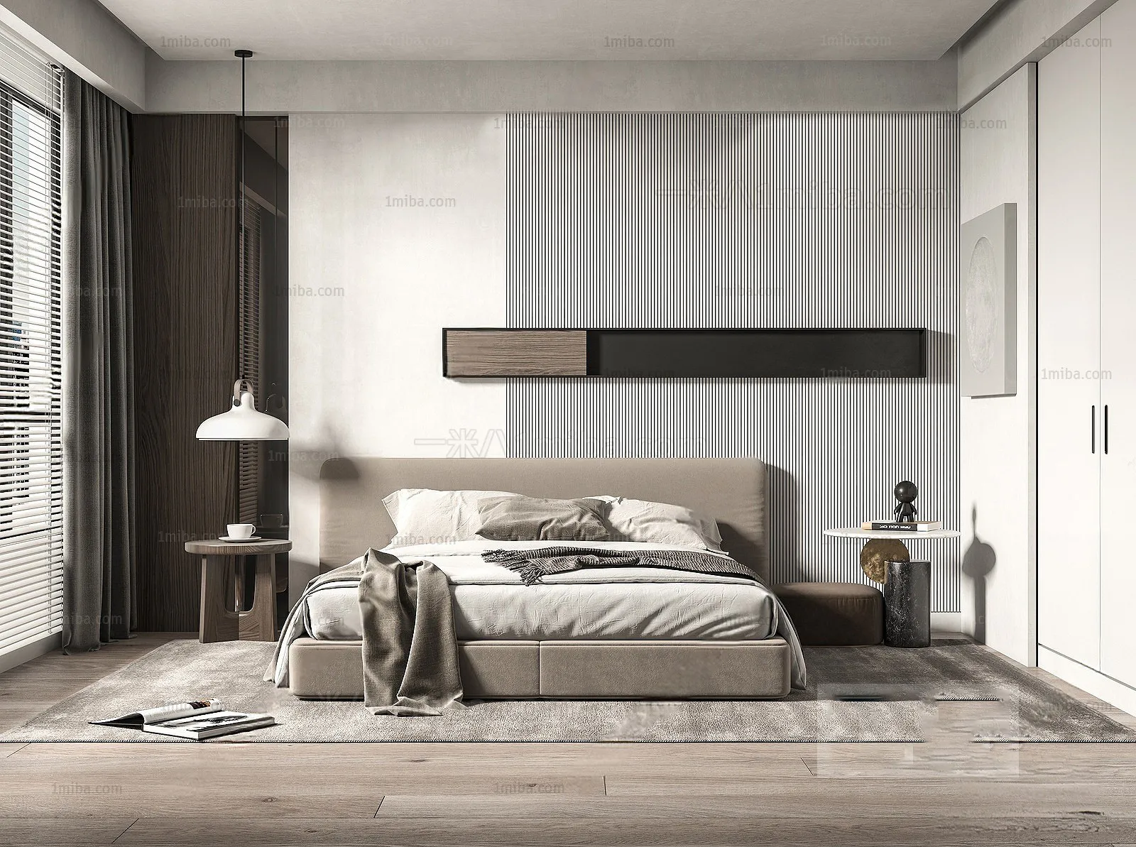 Bedroom – Modern Interior Design – 3D Models – 106