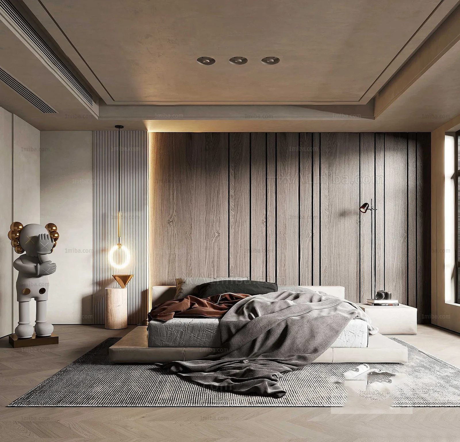 Bedroom – Modern Interior Design – 3D Models – 129
