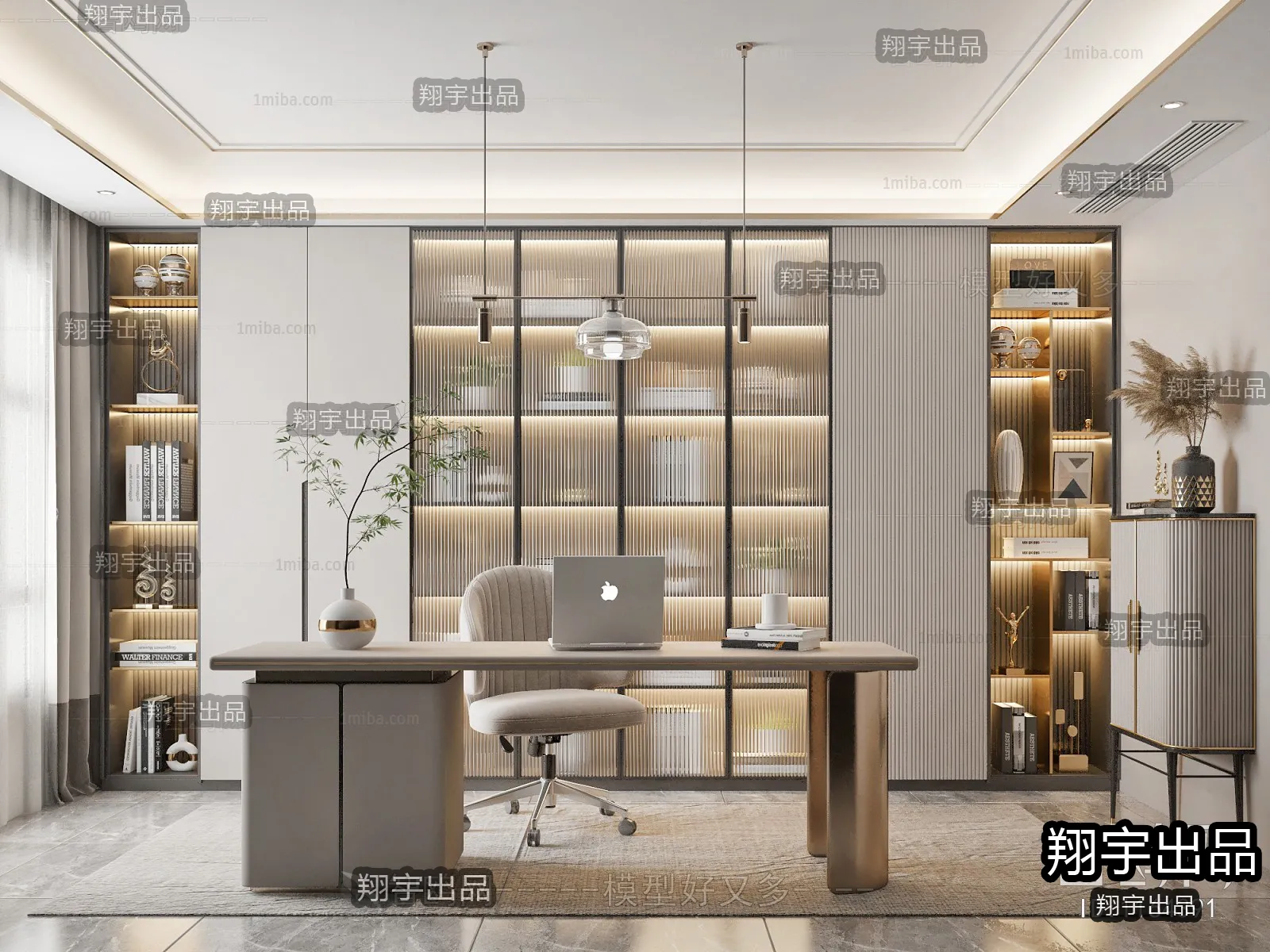 Office – Modern Interior Design – 3D Models – 008