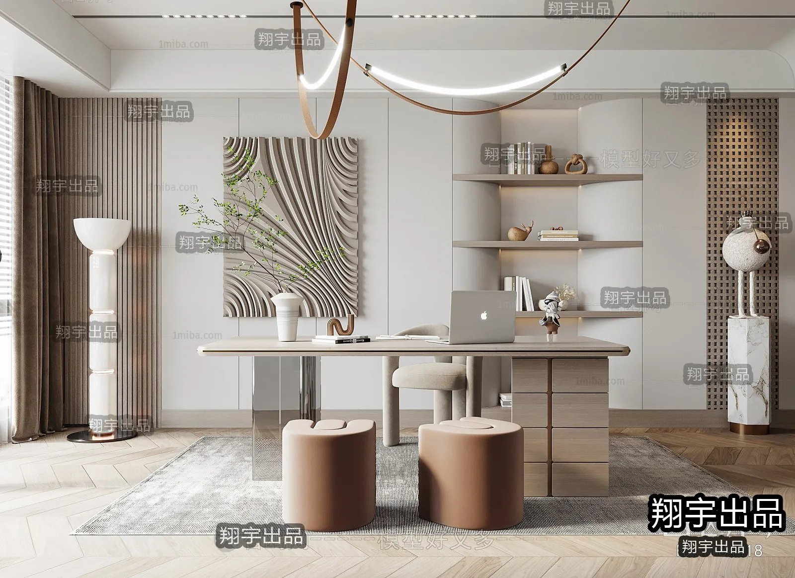 Office – Modern Interior Design – 3D Models – 012