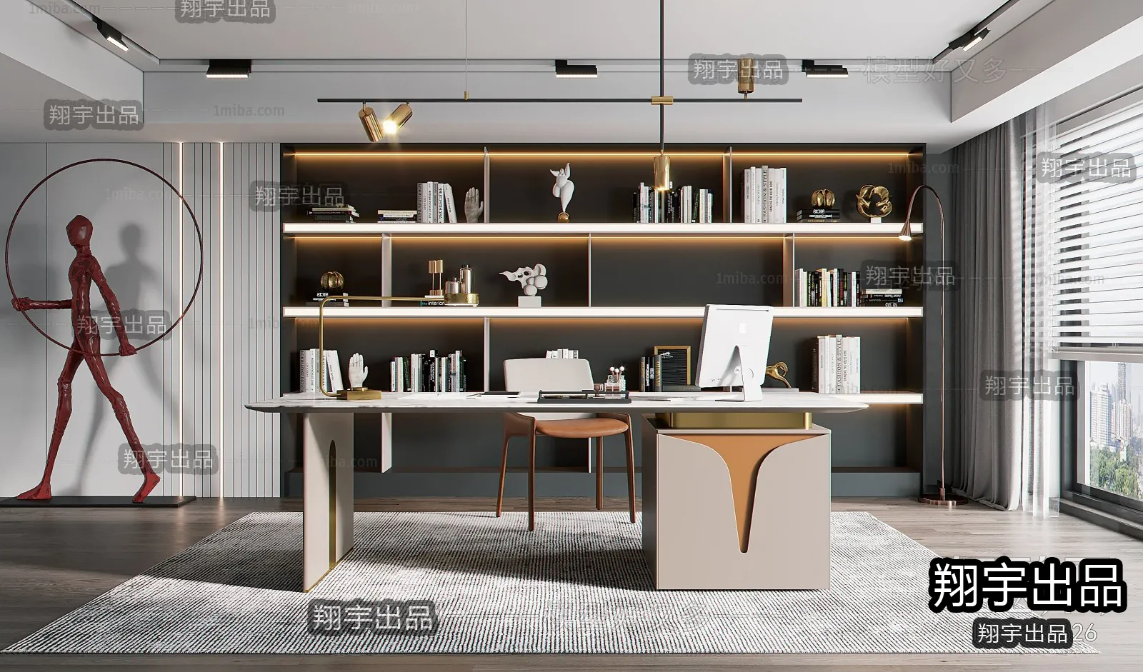 Office – Modern Interior Design – 3D Models – 015