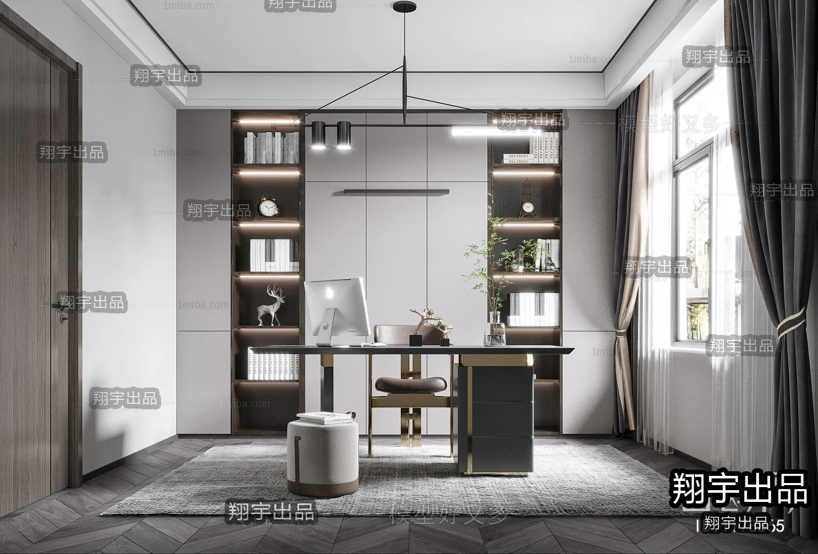 Office – Modern Interior Design – 3D Models – 016