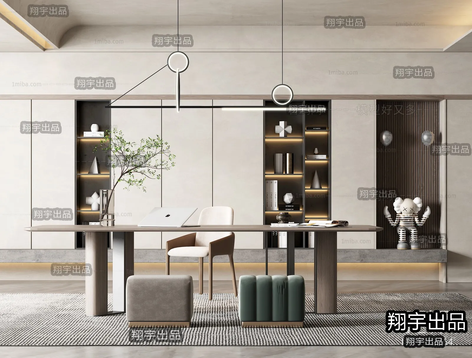 Office – Modern Interior Design – 3D Models – 019