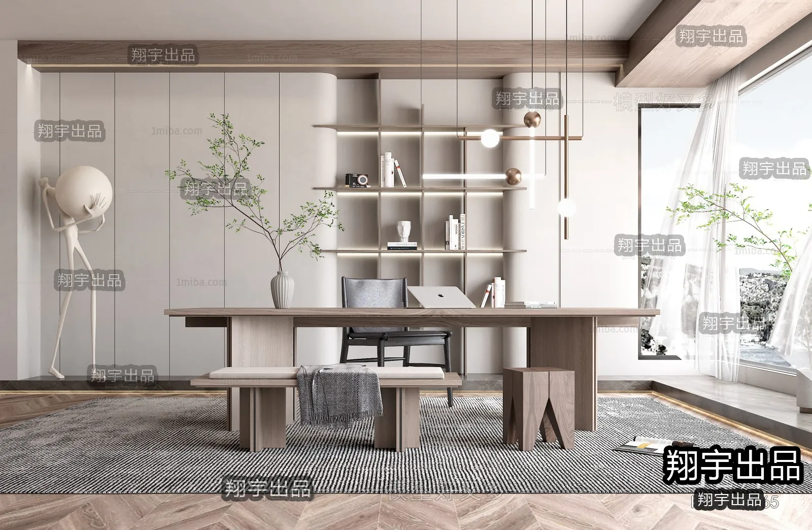 Office – Modern Interior Design – 3D Models – 020