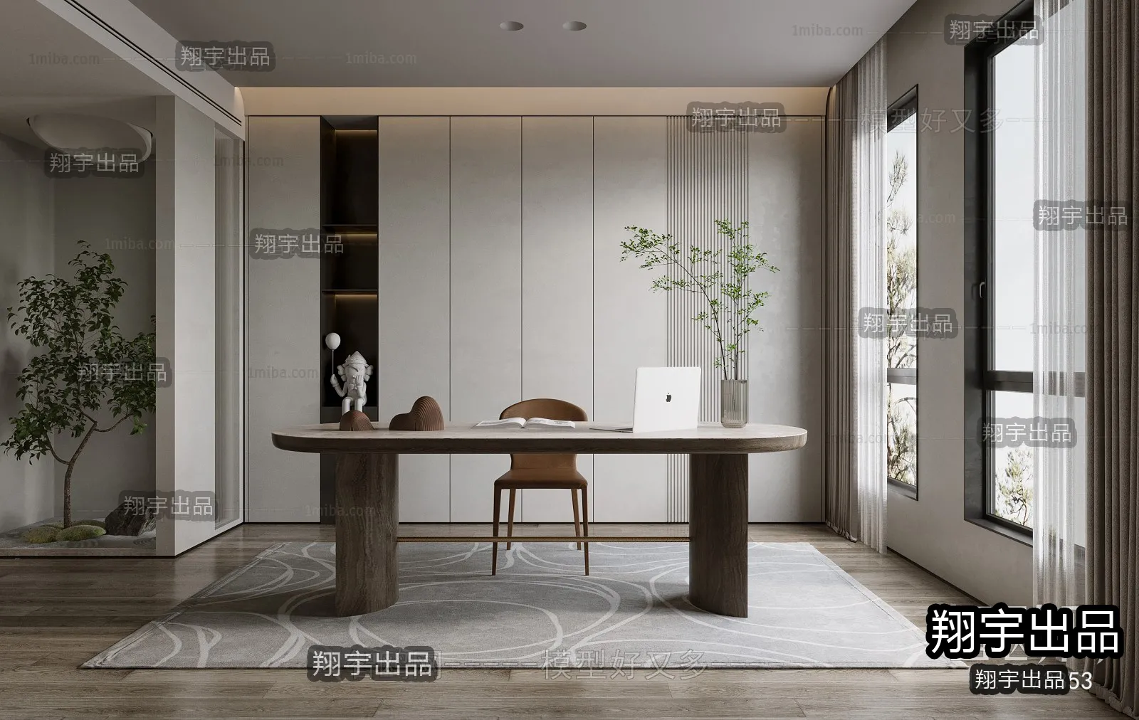 Office – Modern Interior Design – 3D Models – 021