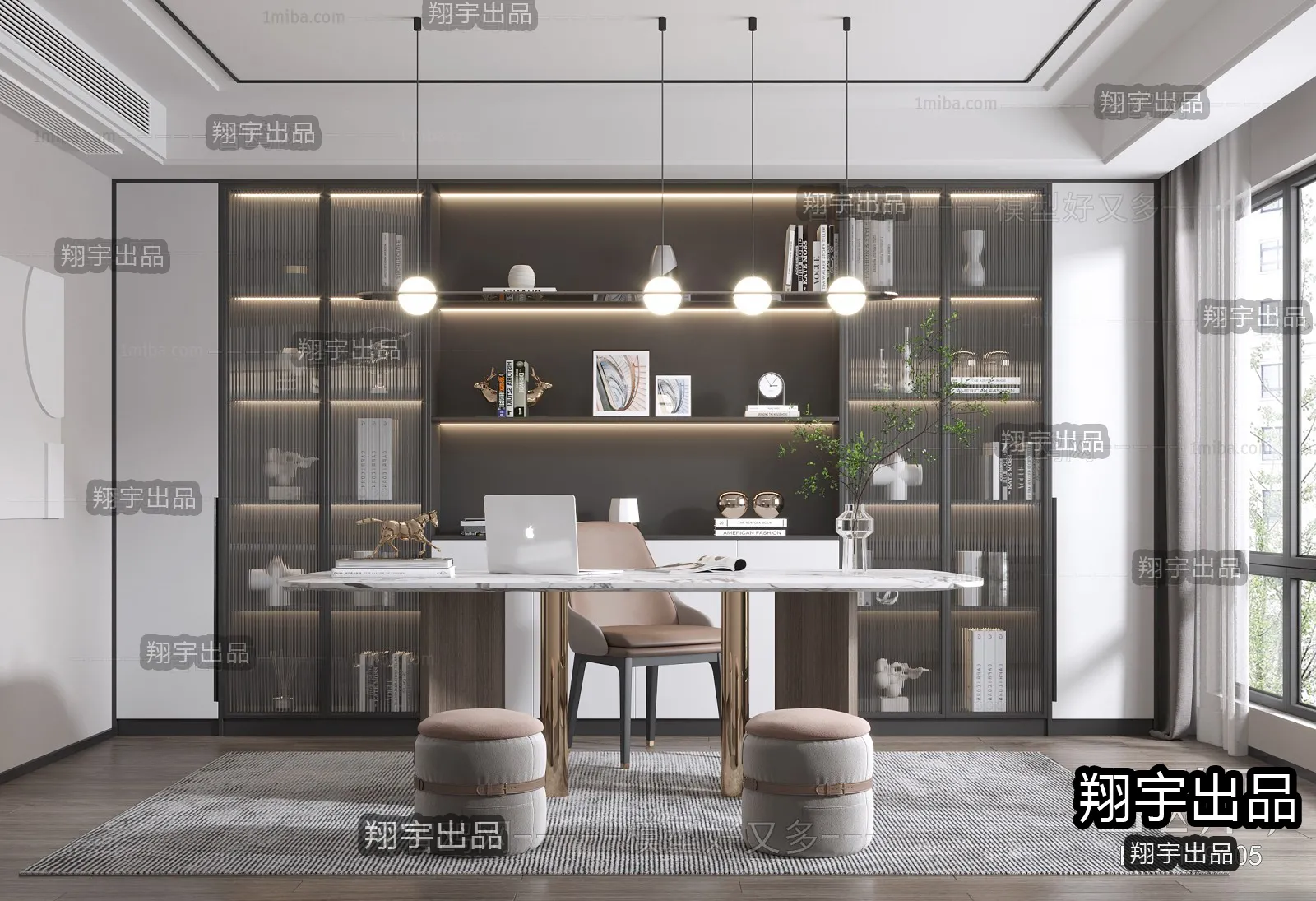 Office – Modern Interior Design – 3D Models – 022
