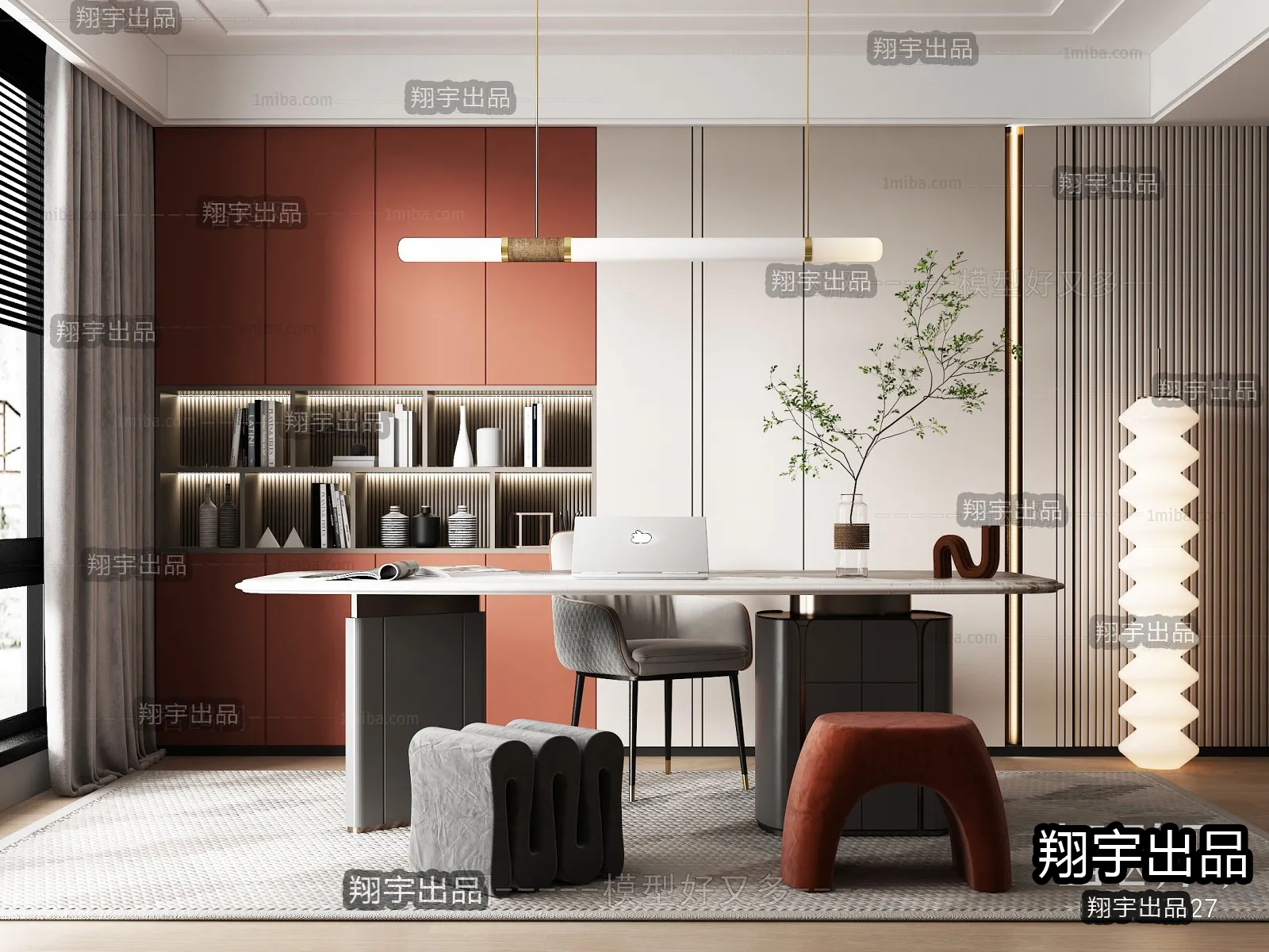 Office – Modern Interior Design – 3D Models – 023