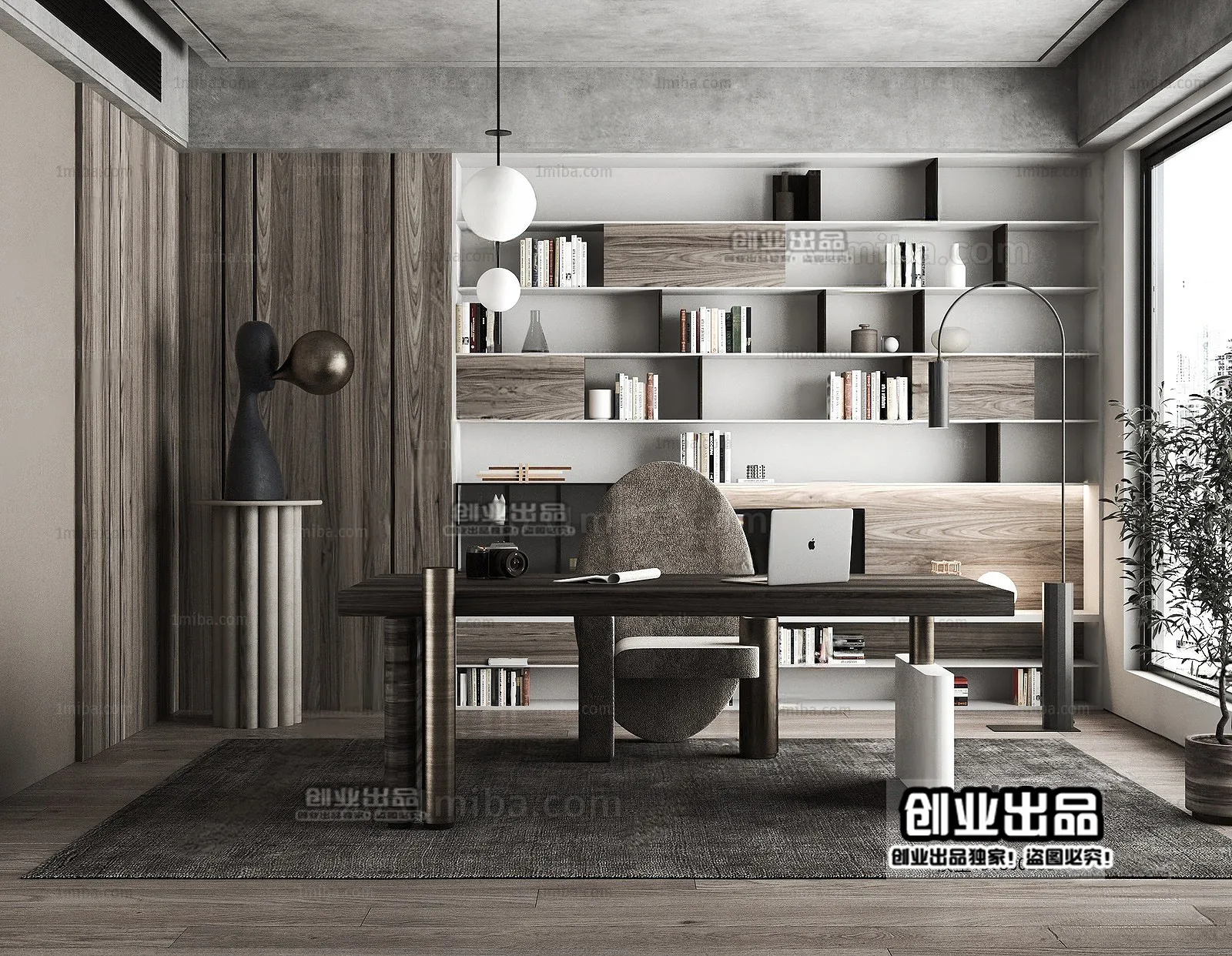 Office – Modern Interior Design – 3D Models – 026
