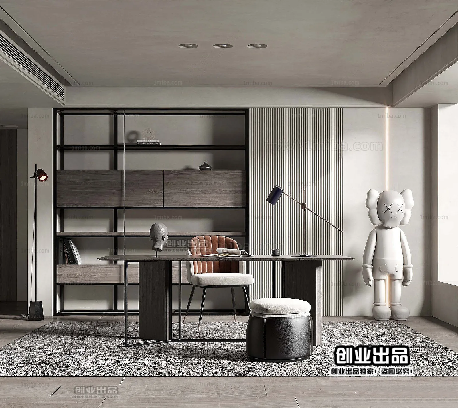 Office – Modern Interior Design – 3D Models – 035