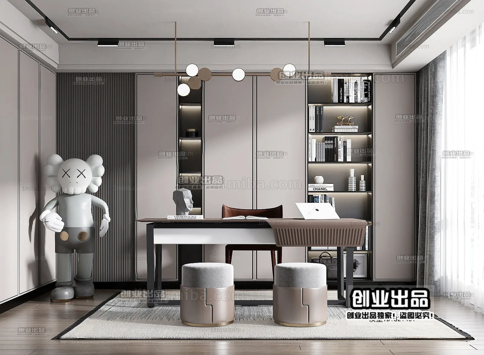 Office – Modern Interior Design – 3D Models – 037