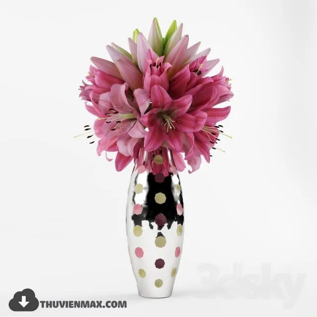 FLOWER – 3DMODEL – VASE – 084