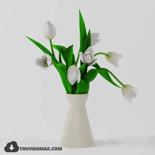 FLOWER – 3DMODEL – VASE – 106
