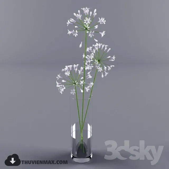 FLOWER – 3DMODEL – VASE – 116