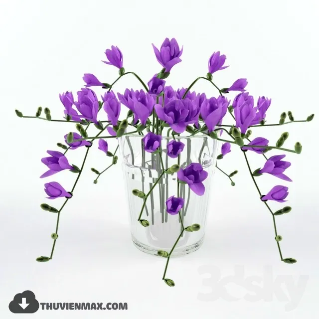 FLOWER – 3DMODEL – VASE – 119