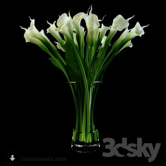 FLOWER – 3DMODEL – VASE – 140