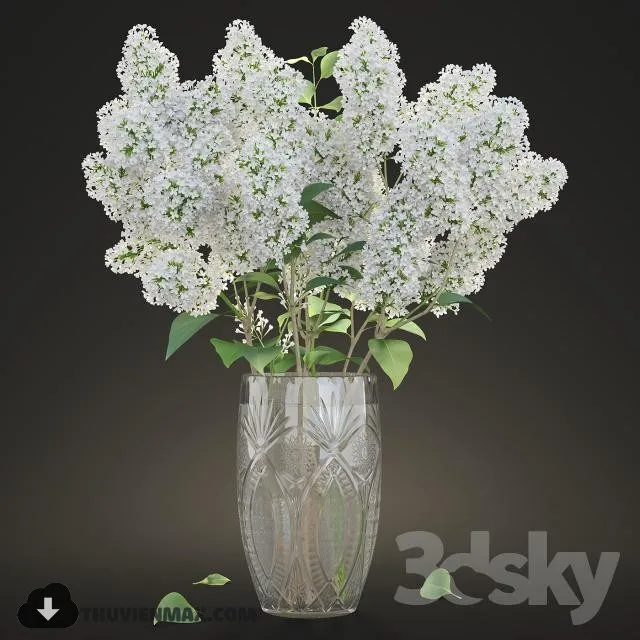 FLOWER – 3DMODEL – VASE – 141