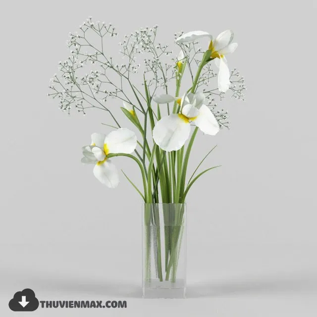 FLOWER – 3DMODEL – VASE – 158