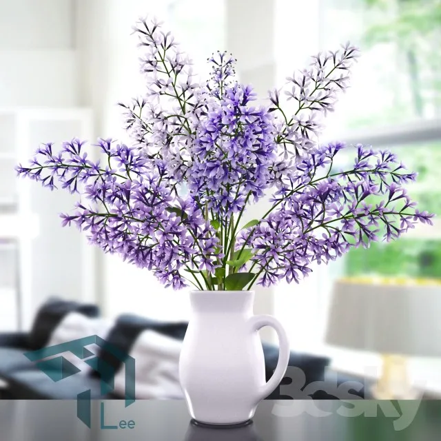 FLOWER – 3DMODEL – VASE – 187