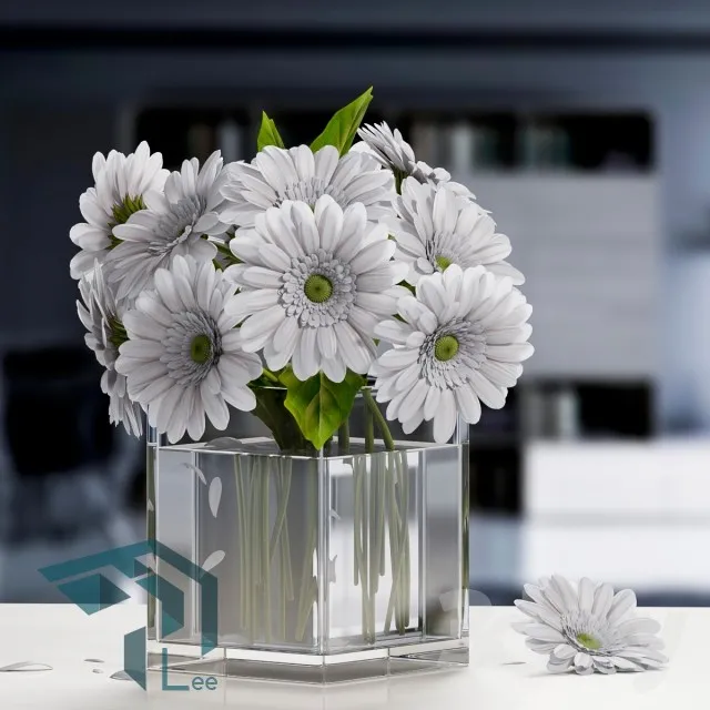 FLOWER – 3DMODEL – VASE – 214