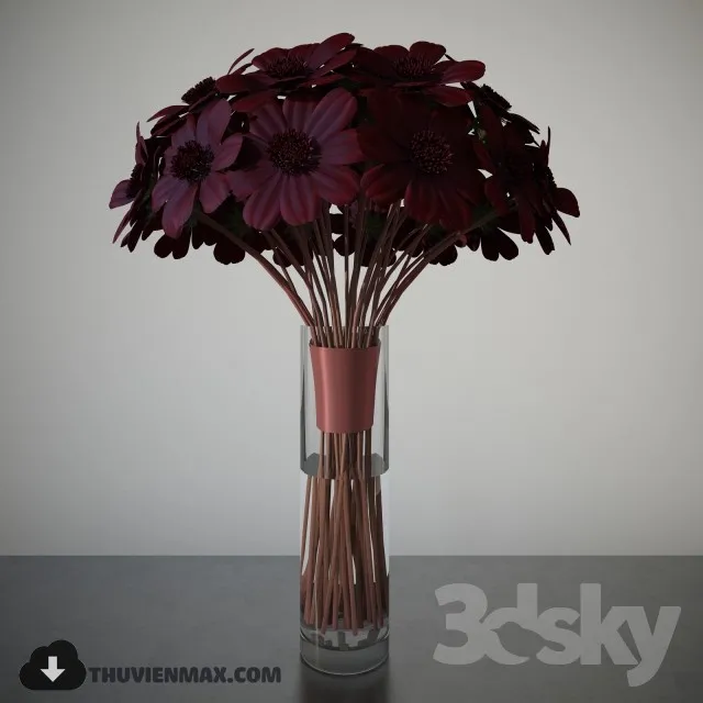 FLOWER – 3DMODEL – VASE – 305