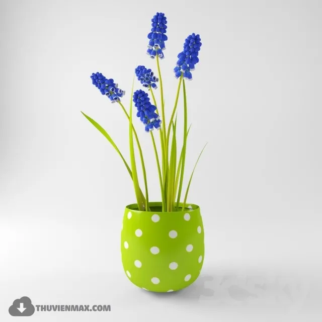 FLOWER – 3DMODEL – VASE – 351