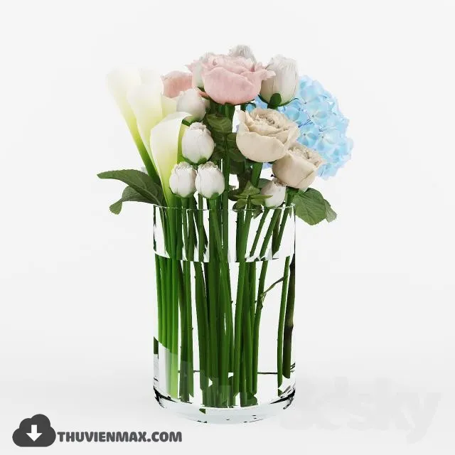 FLOWER – 3DMODEL – VASE – 359