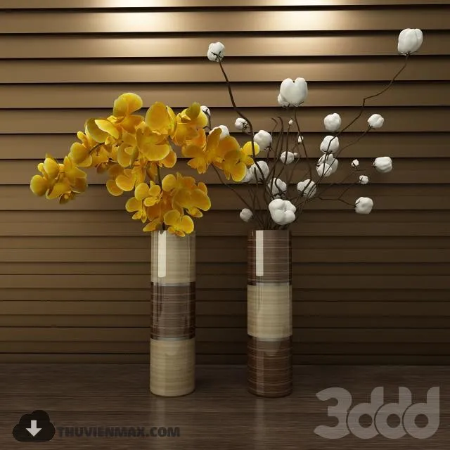 FLOWER – 3DMODEL – VASE – 366