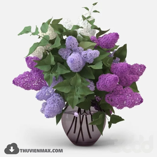 FLOWER – 3DMODEL – VASE – 376