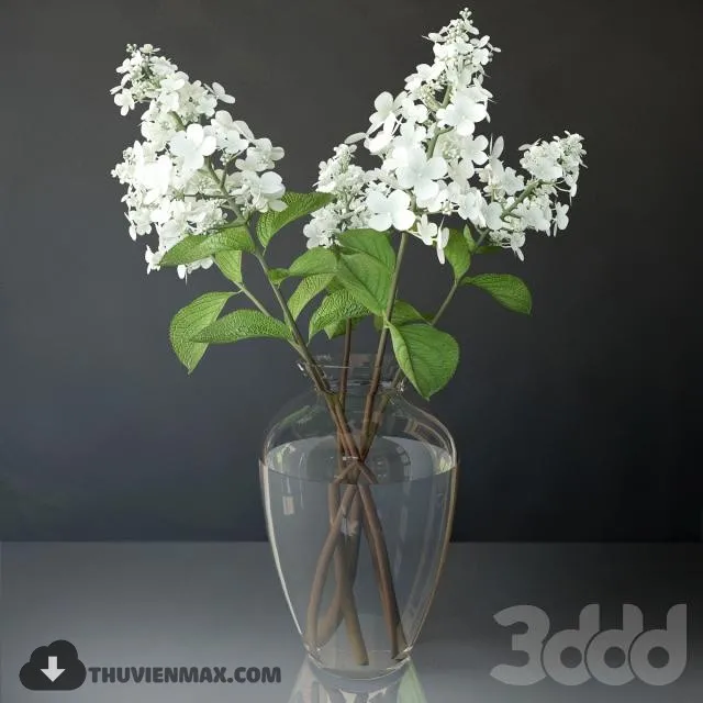 FLOWER – 3DMODEL – VASE – 390